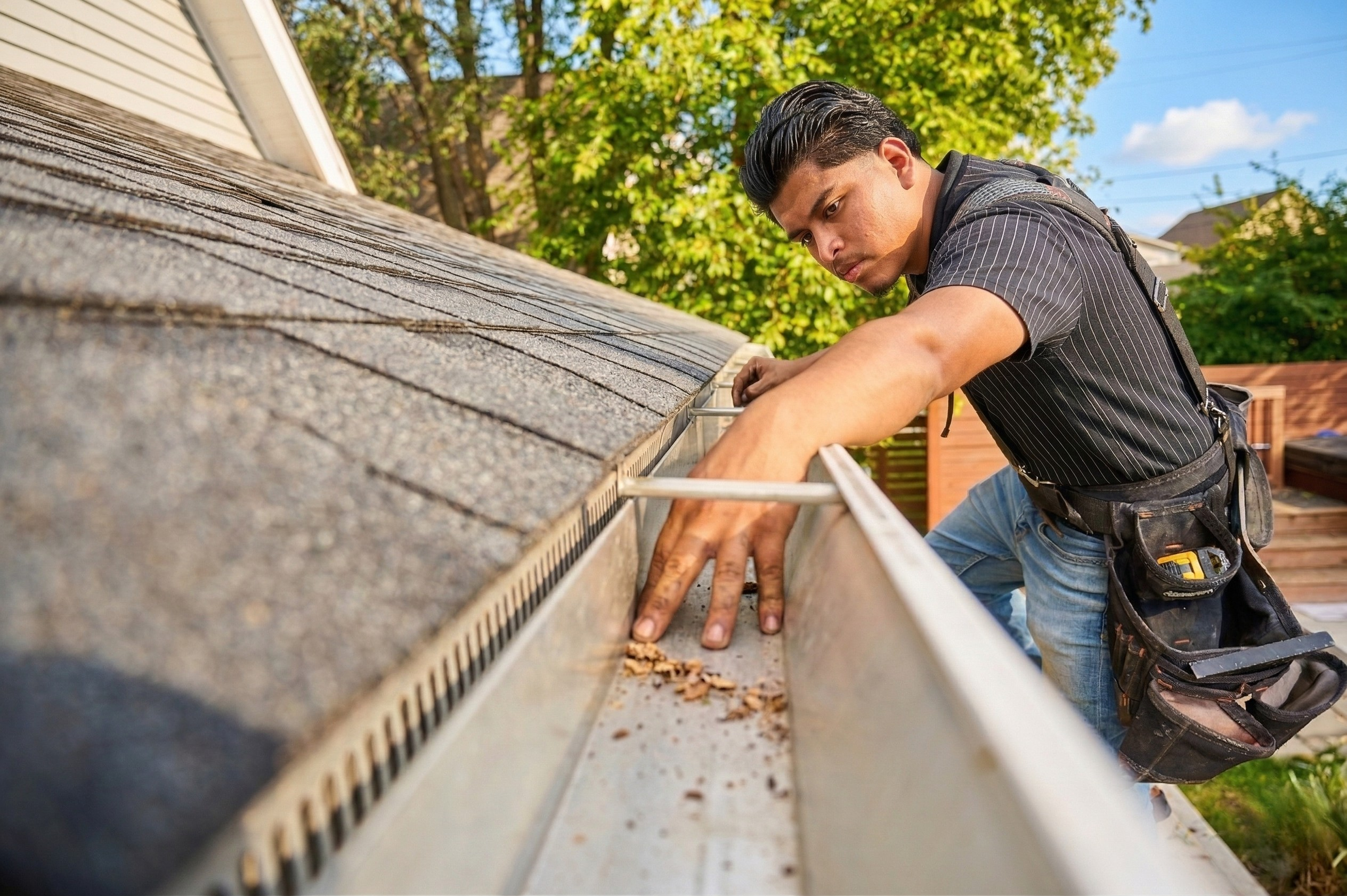 Well-maintained apartment grounds